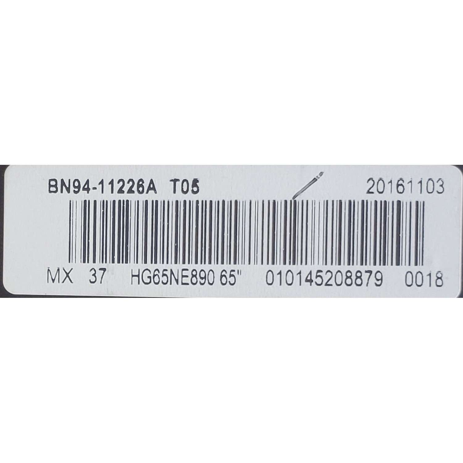 T-CON PARA TV SAMSUNG / NUMERO DE PARTE BN96-11226A / BN41-02492B / BN97-11275A / BN9611226A / PANEL CY-KK065HGLV4H / MODELO HG65NE890UFXZA FA01	 - Imagen 2